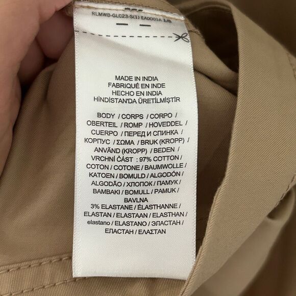 Lauren Ralph Lauren Twill Trench Dress Belted Sleeveless NWT Size 8 - Picture 12 of 13